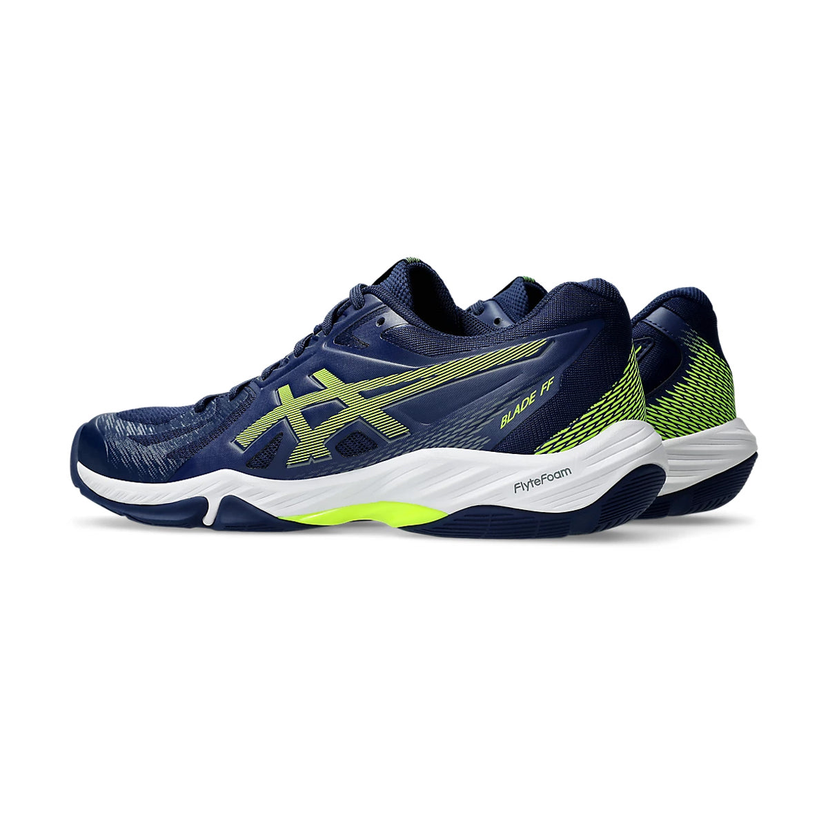 Asics Blade FF Court Shoes (Blue Expanse/Safety Yellow)