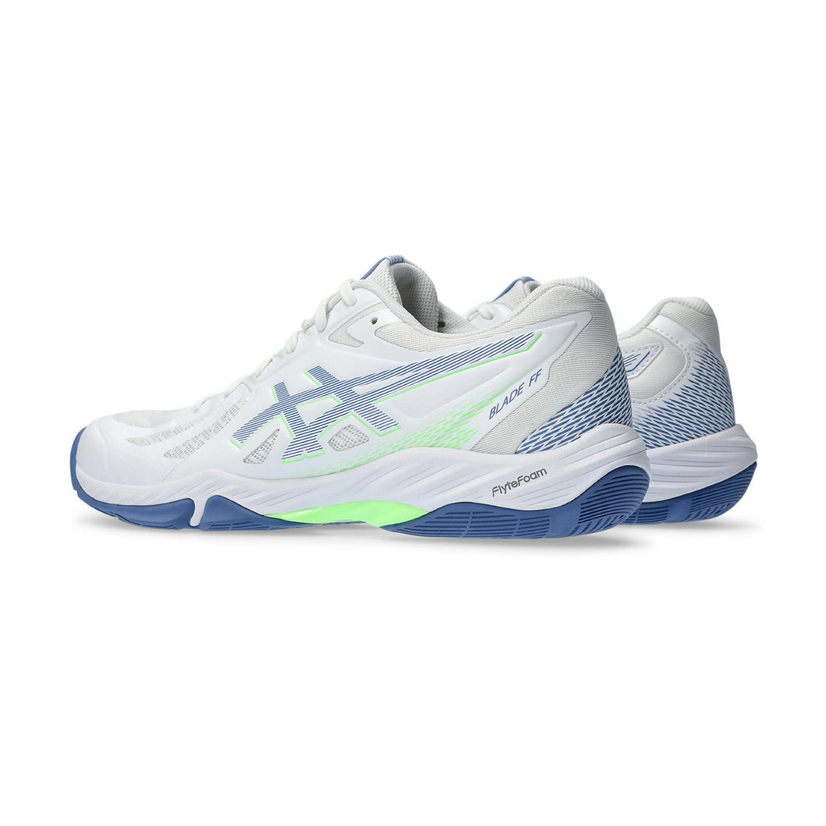 Asics Blade FF Court Shoes (White/Denim Blue)