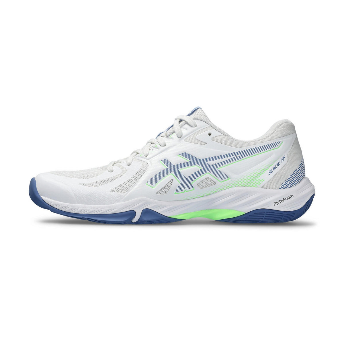 Asics Blade FF Court Shoes (White/Denim Blue)