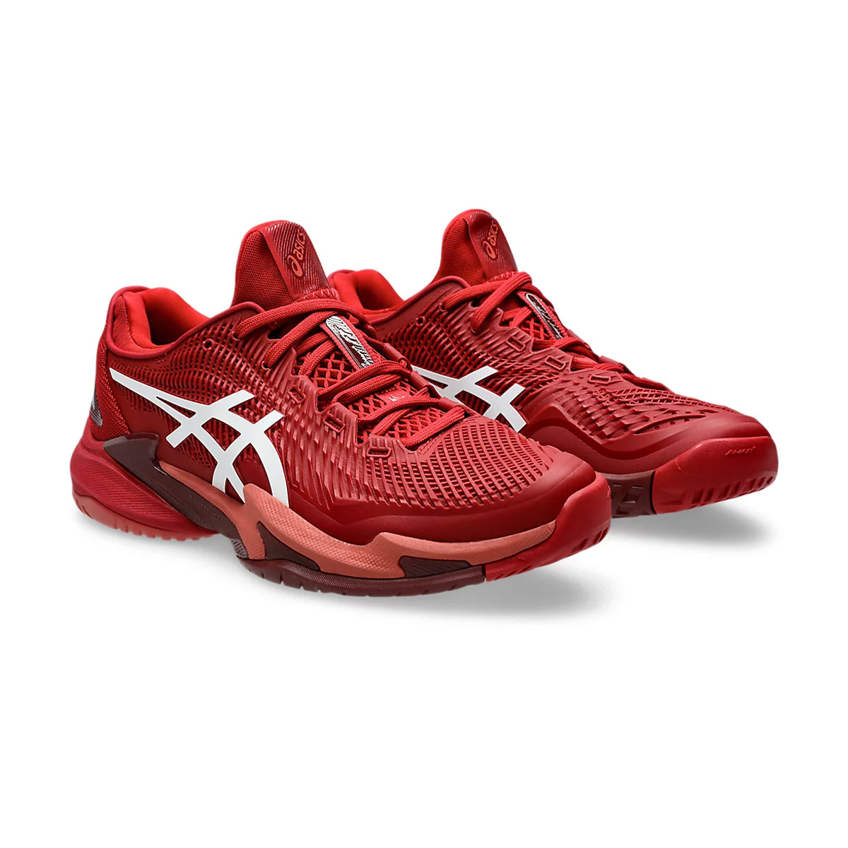 Asics Court FF3 NOVAK Court Shoes (Cranberry/White)