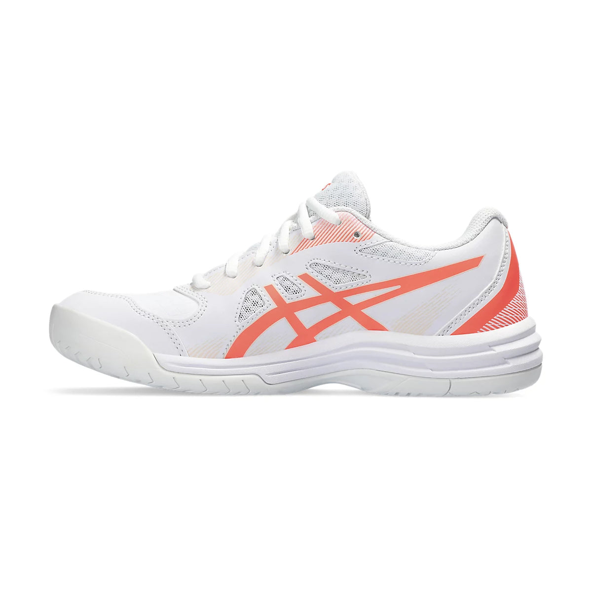 Asics Court Slide 3 Court Shoes (White/Sun Coral)