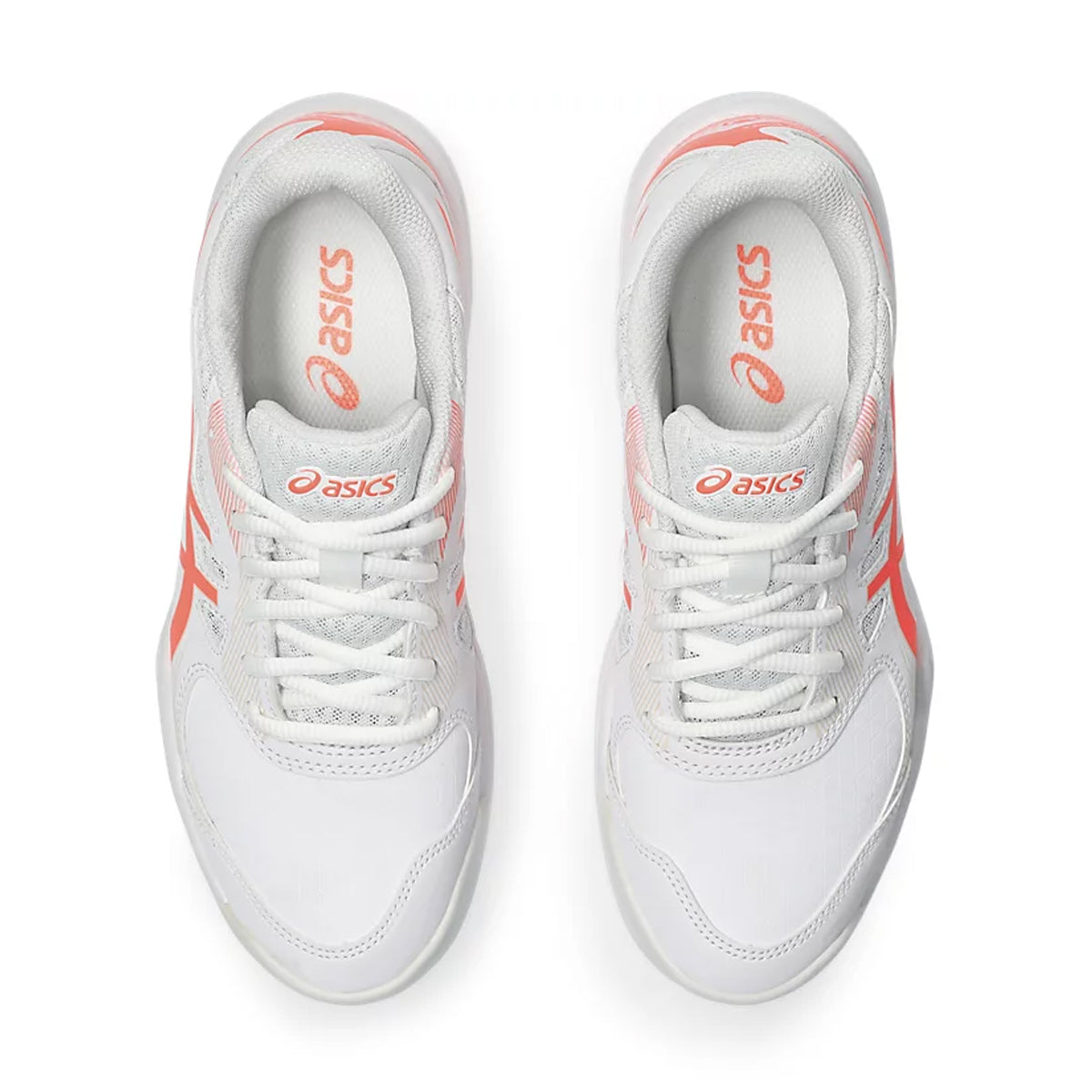 Asics Court Slide 3 Court Shoes (White/Sun Coral)