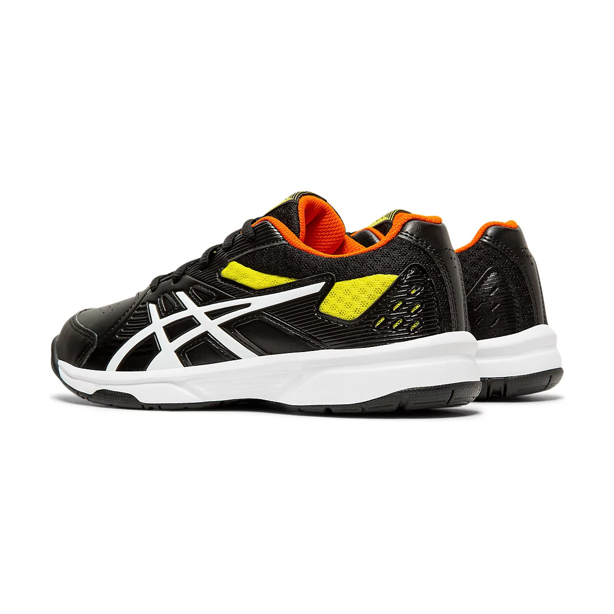 Asics Court Slide 3 GS Court Shoes (Black/White/Yellow)