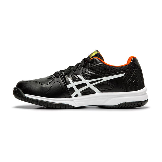 Asics Court Slide 3 GS Court Shoes (Black/White/Yellow)