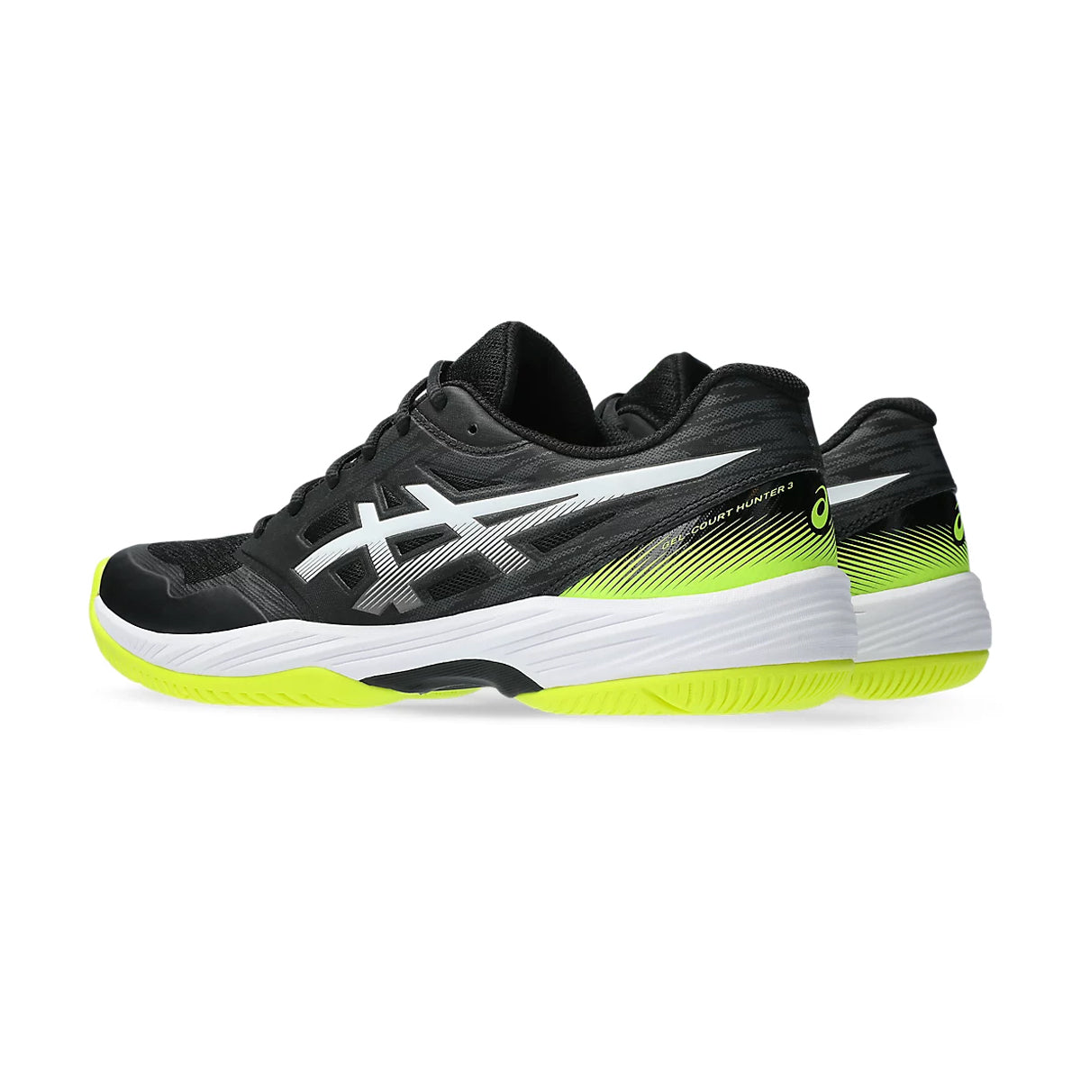 Asics Gel Court Hunter 3 Court Shoes (Black/White)