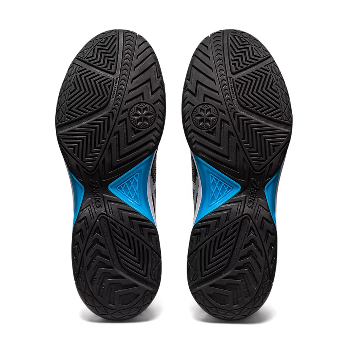 Asics Gel Dedicate 7 Court Shoes (Black/Island Blue)