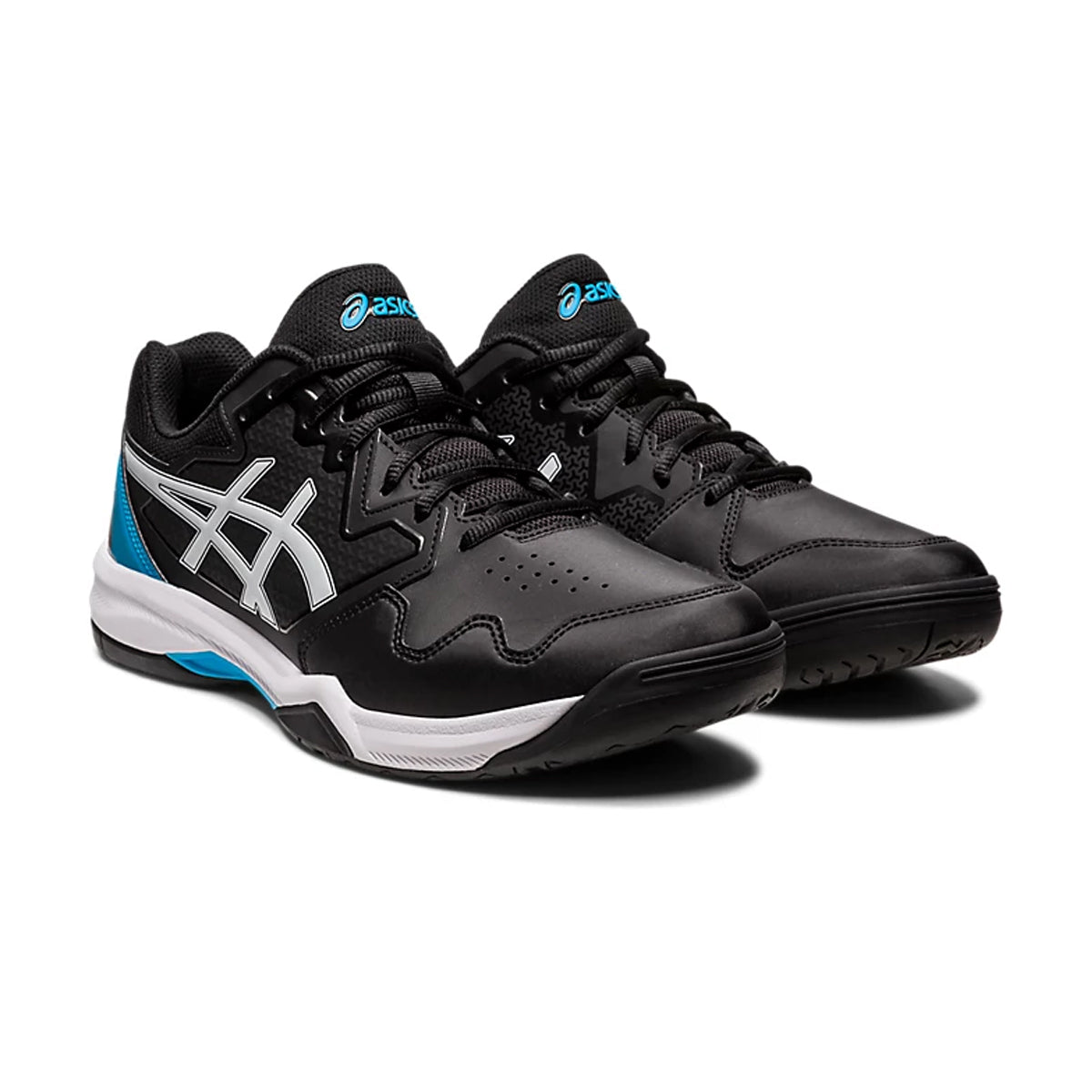 Asics Gel Dedicate 7 Court Shoes (Black/Island Blue)