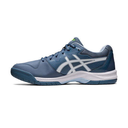 Asics Gel Dedicate 7 Court Shoes (Steel Blue/White)