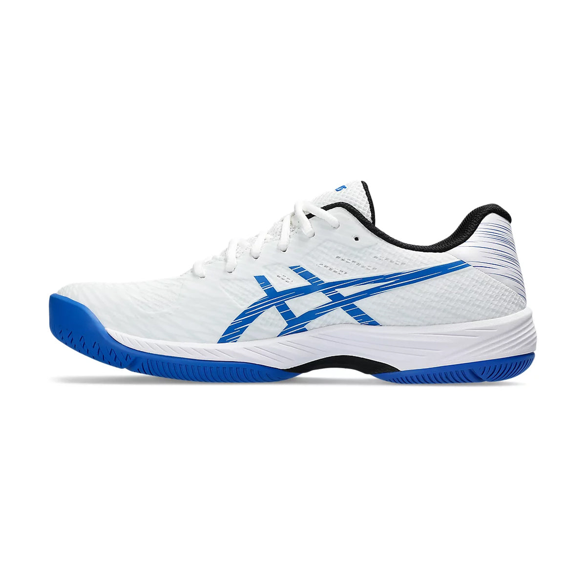 Asics Gel Game 9 Court Shoes (White/Tune Blue)