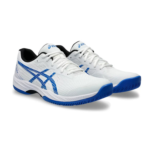 Asics Gel Game 9 Court Shoes (White/Tune Blue)