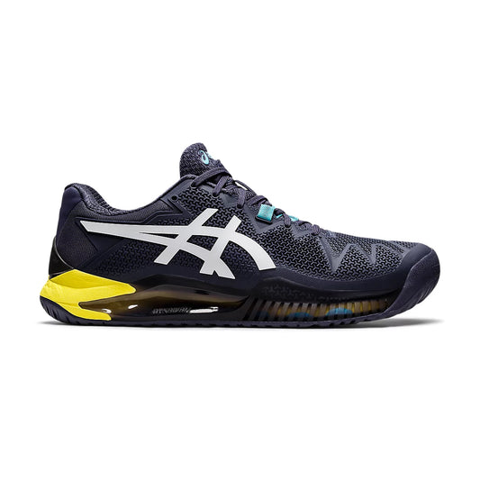 Asics Gel Resolution 8 Court Shoes (Indigo Fog/White)