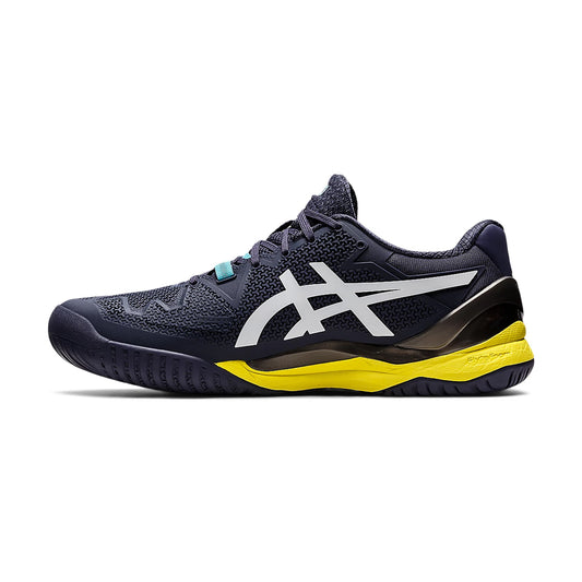 Asics Gel Resolution 8 Court Shoes (Indigo Fog/White)