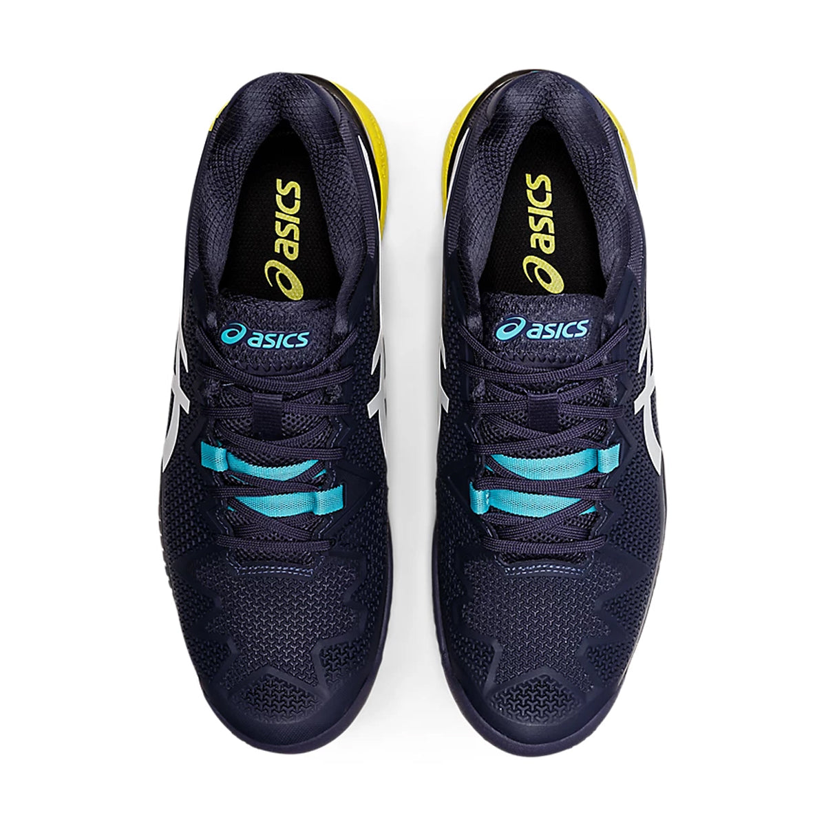 Asics Gel Resolution 8 Court Shoes (Indigo Fog/White)