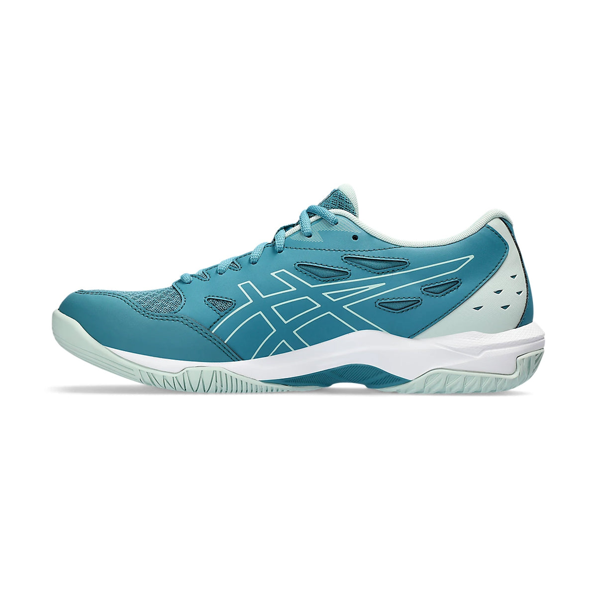 Asics Gel Rocket 11 Court Shoes (Blue Teal/Pale Mint)