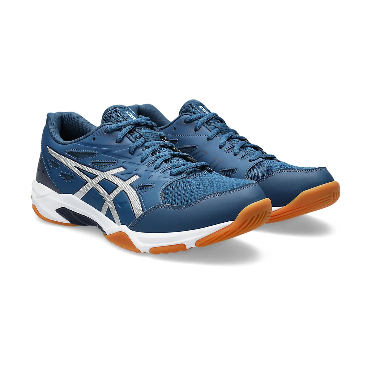 Asics Gel Rocket 11 Court Shoes (Mako Blue/White)