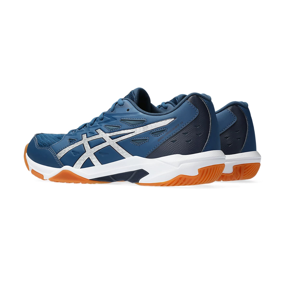 Asics Gel Rocket 11 Court Shoes (Mako Blue/White)