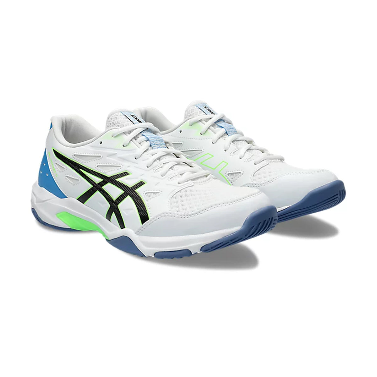 Asics Gel Rocket 11 Court Shoes (White/Lime Burst)