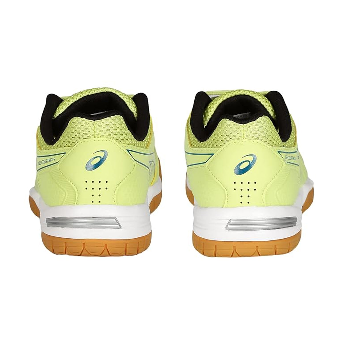 Asics Gel CourtMov+ Court Shoes (Glow Yellow/Deep Sea Teal)