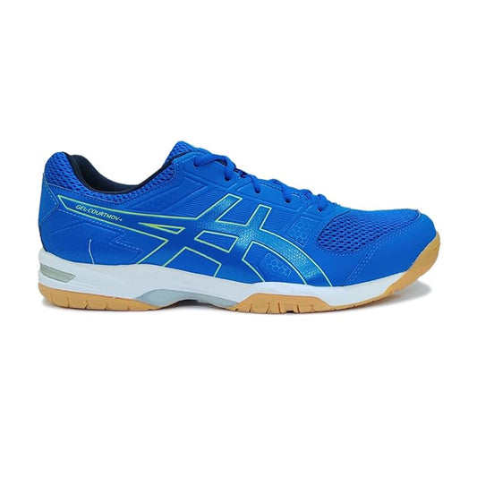 Asics Gel CourtMov+ Court Shoes (Lake Drive/Hazard Green)