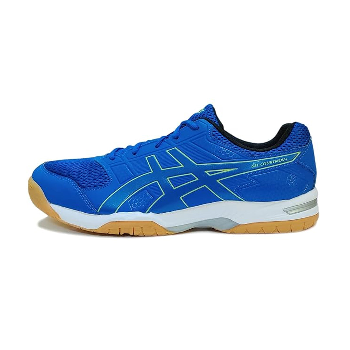 Asics Gel CourtMov+ Court Shoes (Lake Drive/Hazard Green)