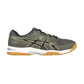 Asics Gel CourtMov+ Court Shoes (Olive Canvs/Glow Yellow)