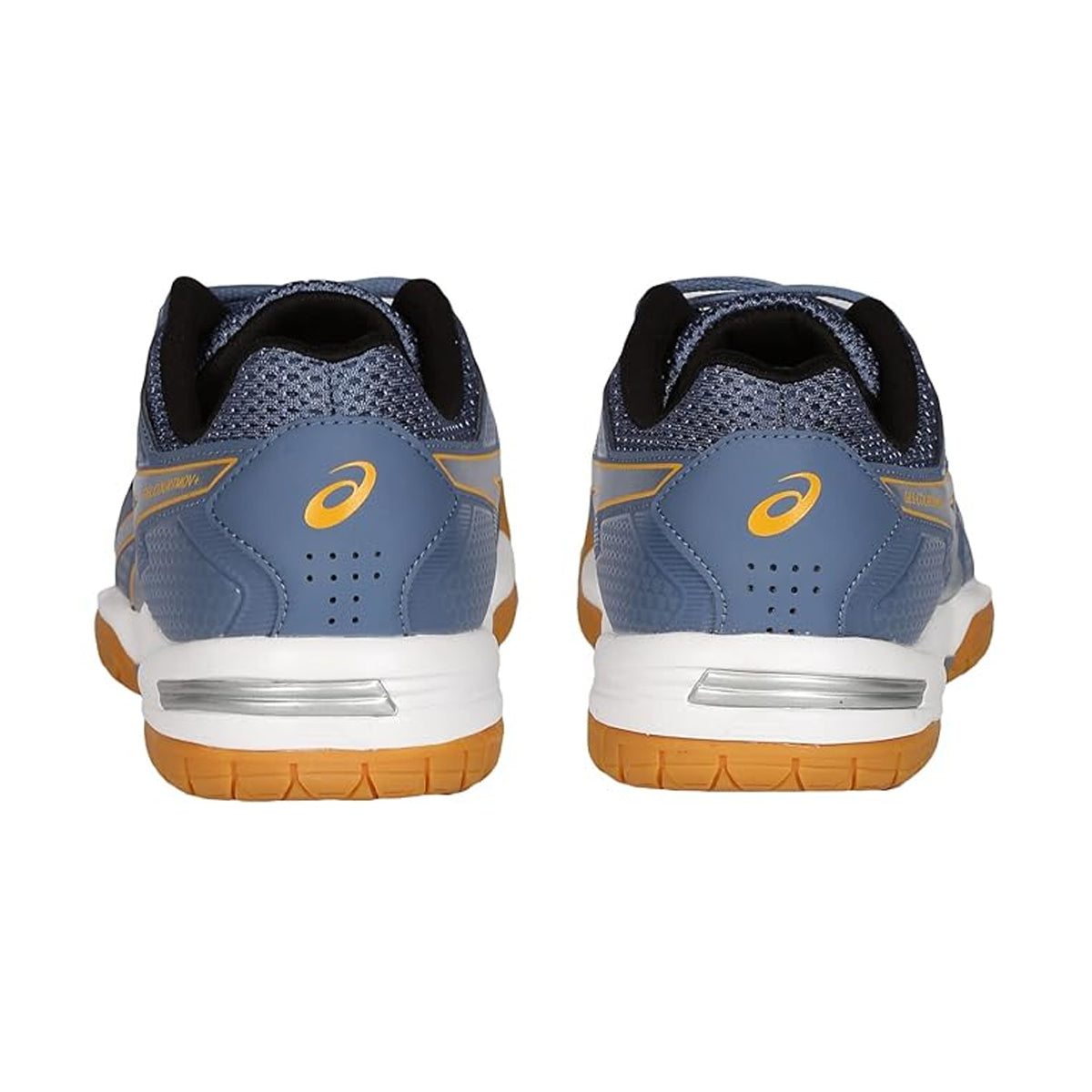 Asics Gel CourtMov+ Court Shoes (Storm Blue/Sunflower)