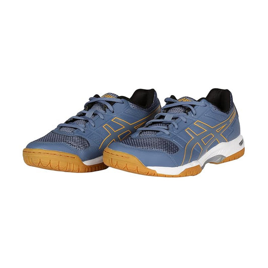 Asics Gel CourtMov+ Court Shoes (Storm Blue/Sunflower)