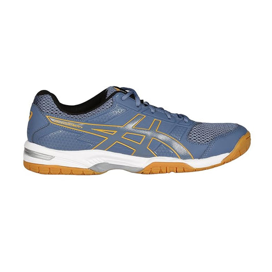 Asics Gel CourtMov+ Court Shoes (Storm Blue/Sunflower)