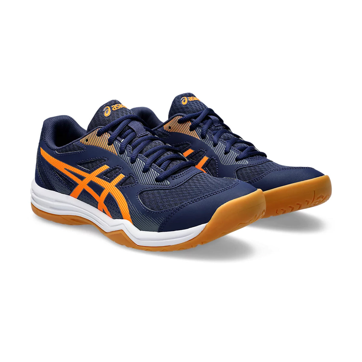 Asics Upcourt 5 Court Shoes (Peacock/Shocking Orange)