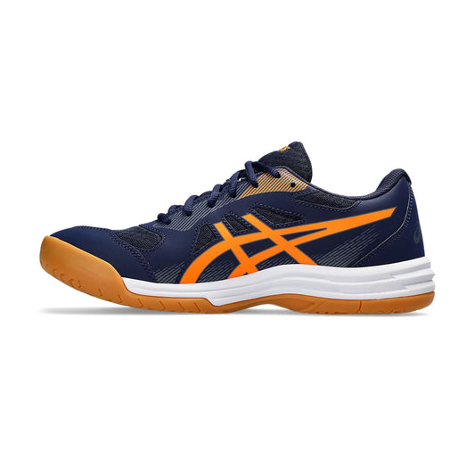 Asics Upcourt 5 Court Shoes (Peacock/Shocking Orange)