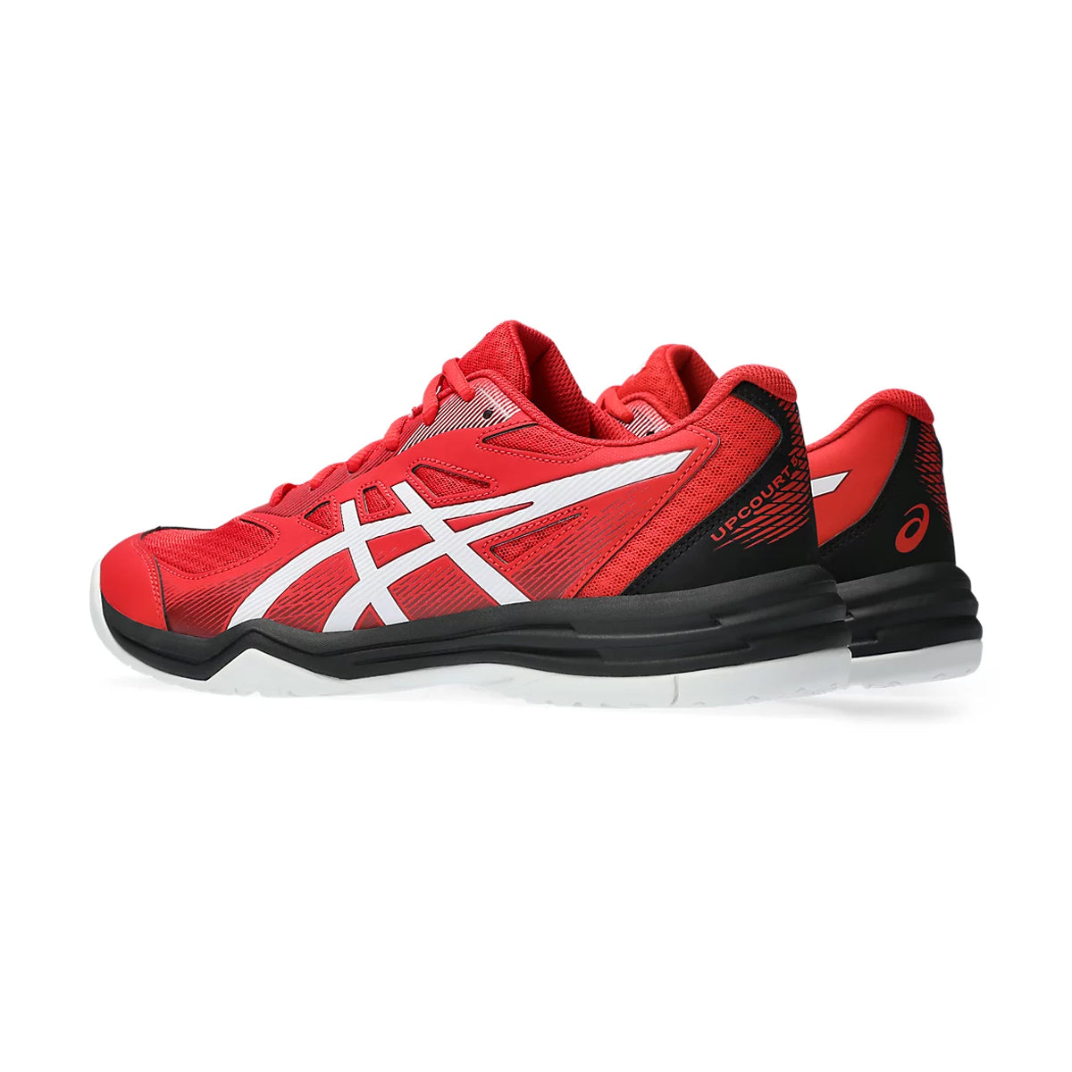 Asics Upcourt 5 Court Shoes (Classic Red/Beet Juice)