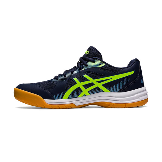 Asics Upcourt 5 Court Shoes (Midnight/Hazard Green)