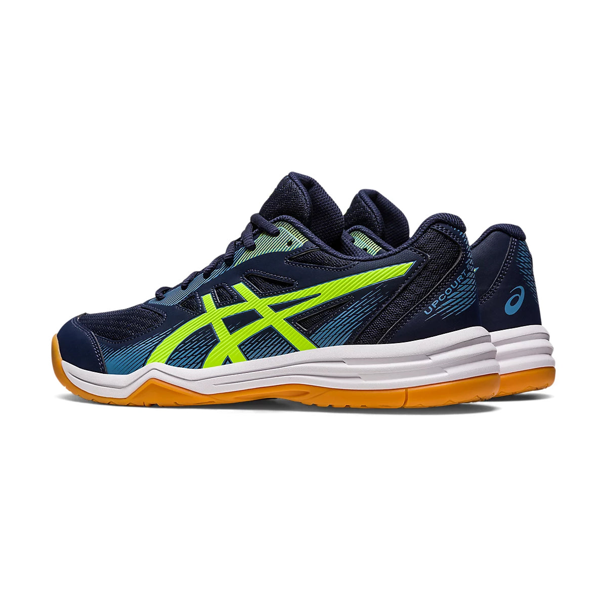 Asics Upcourt 5 Court Shoes (Midnight/Hazard Green)