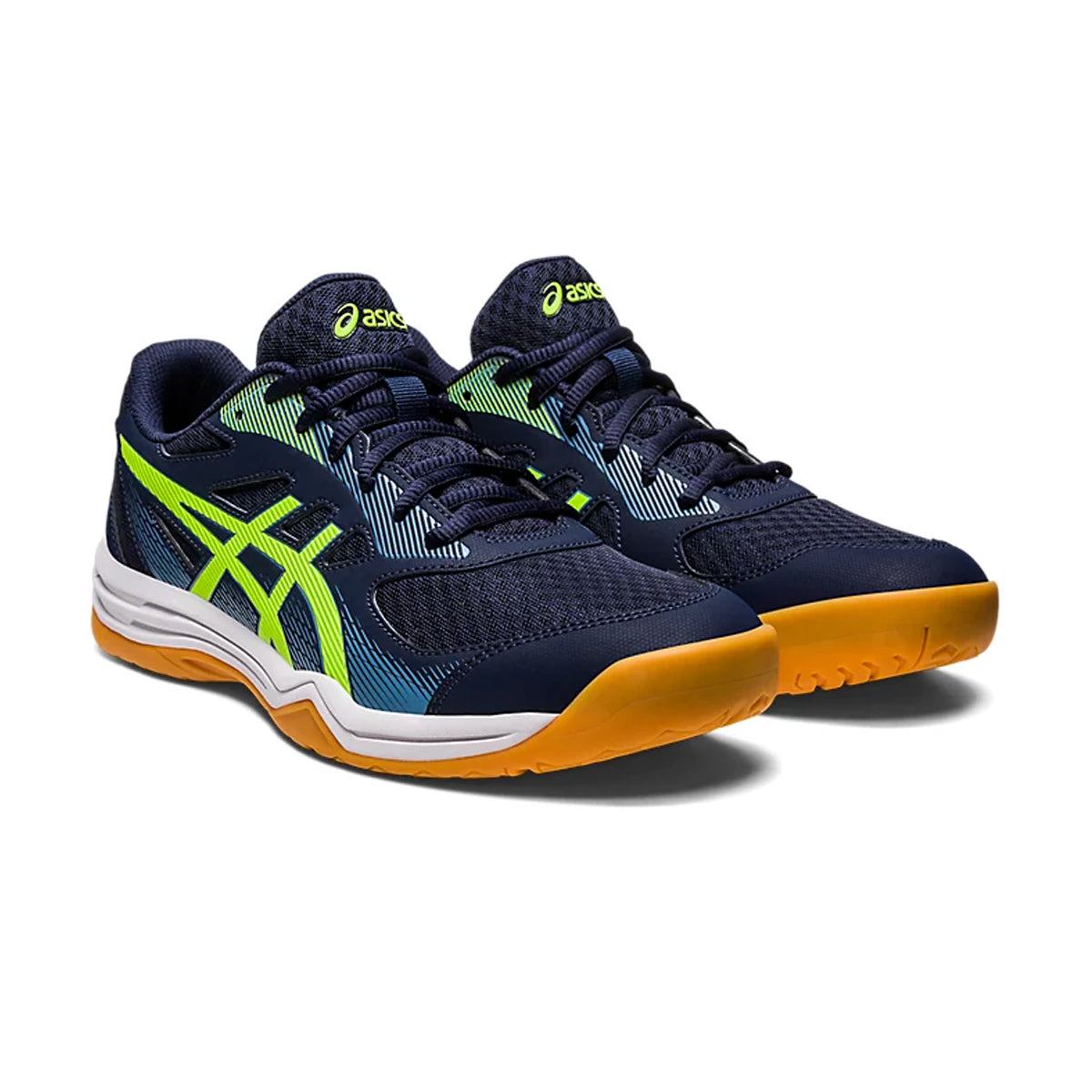 Asics Upcourt 5 Court Shoes (Midnight/Hazard Green)