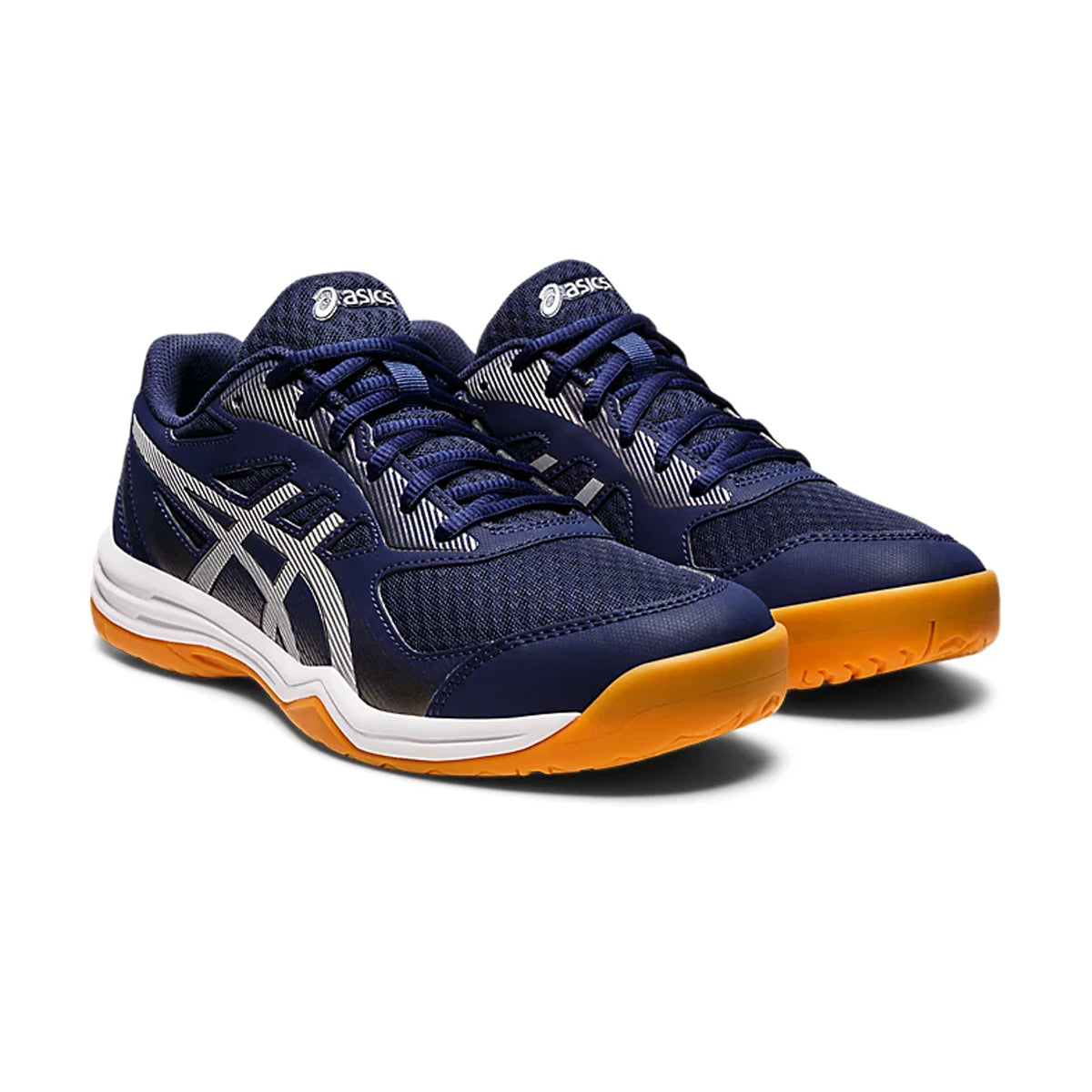 Asics Upcourt 5 Court Shoes (Peacoat/Pure Silver)