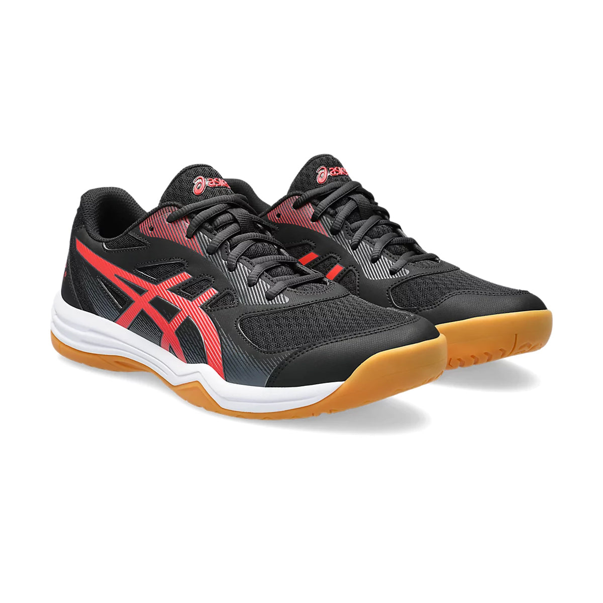 Asics Upcourt 5 Court Shoes (Black/Red)