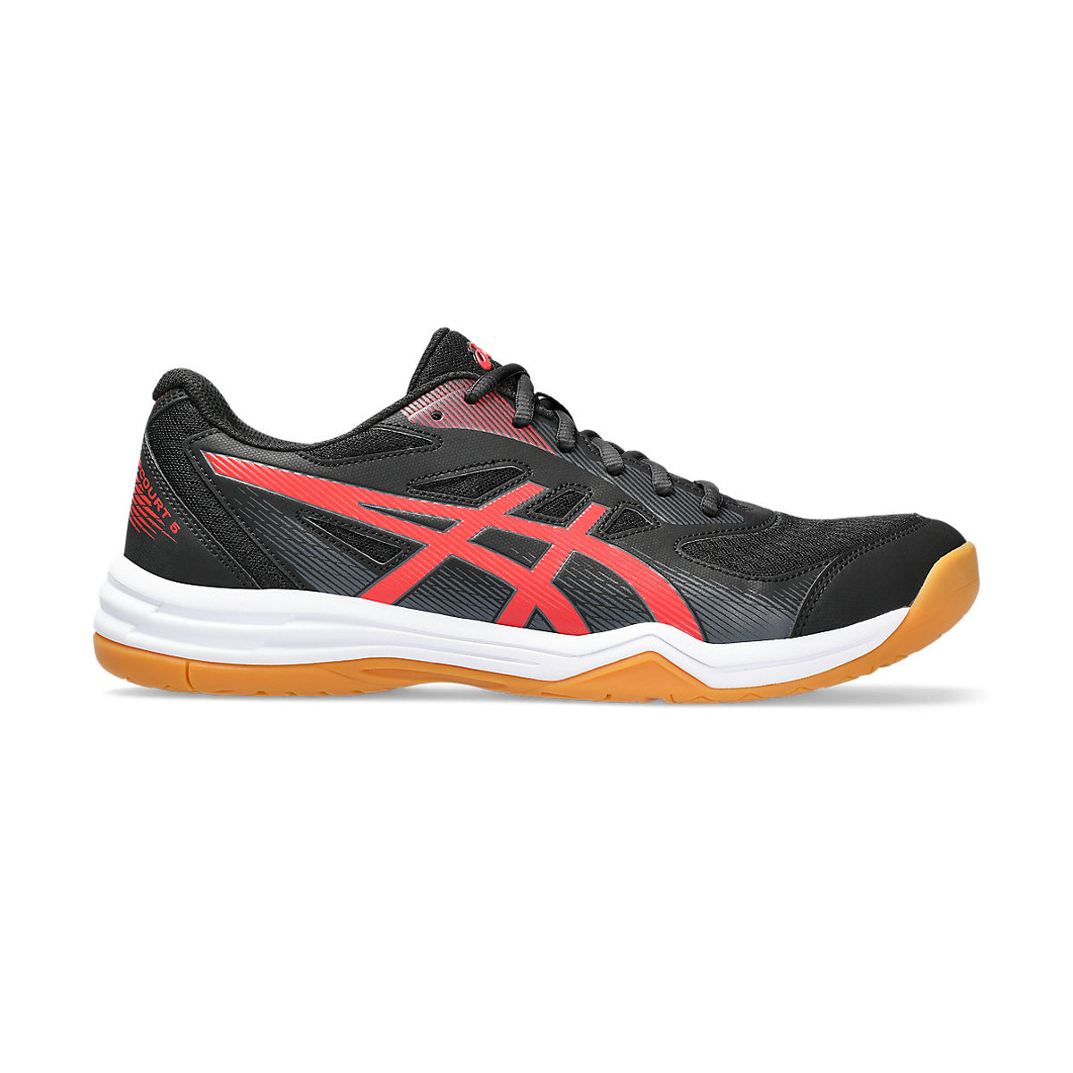 Asics Upcourt 5 Court Shoes (Black/Red)