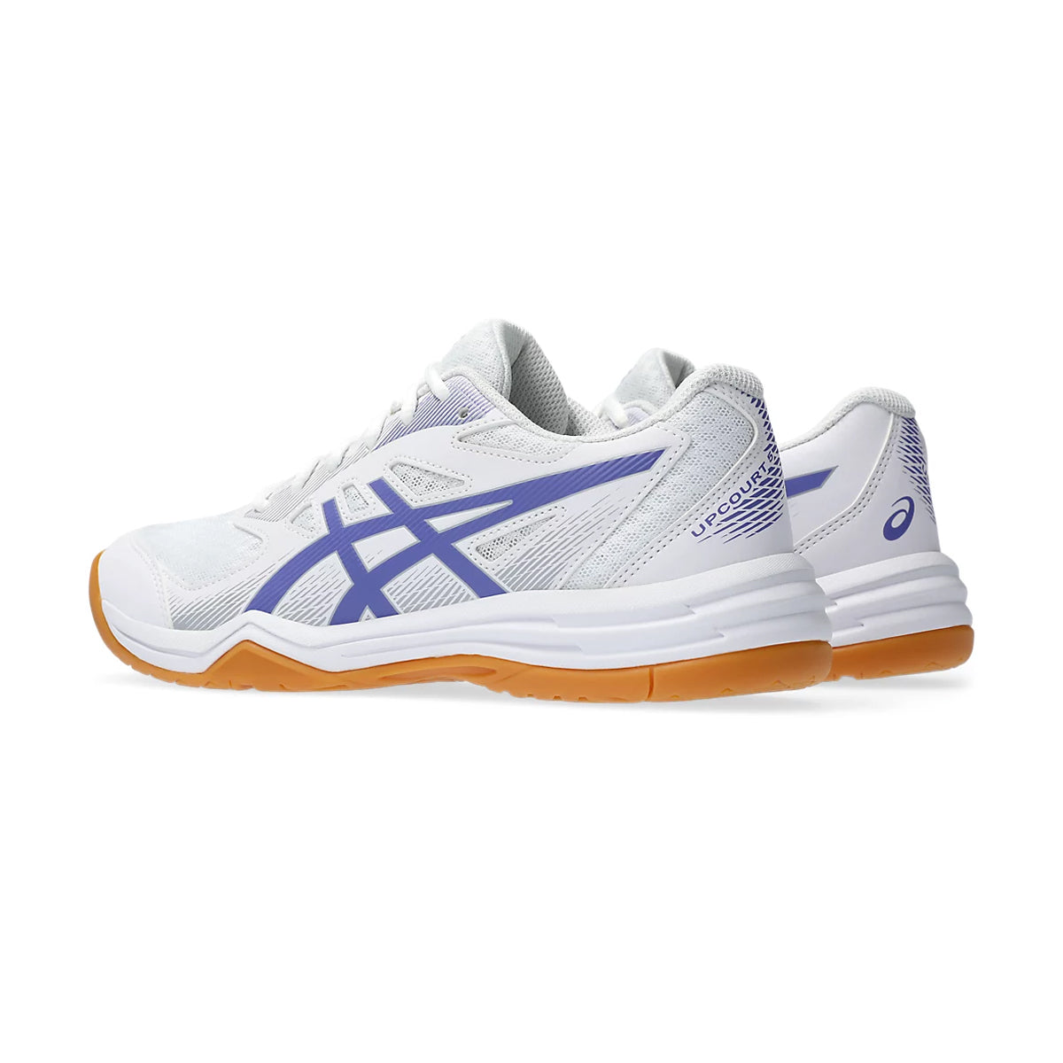 Asics Upcourt 5 Court Shoes (White/Violet)