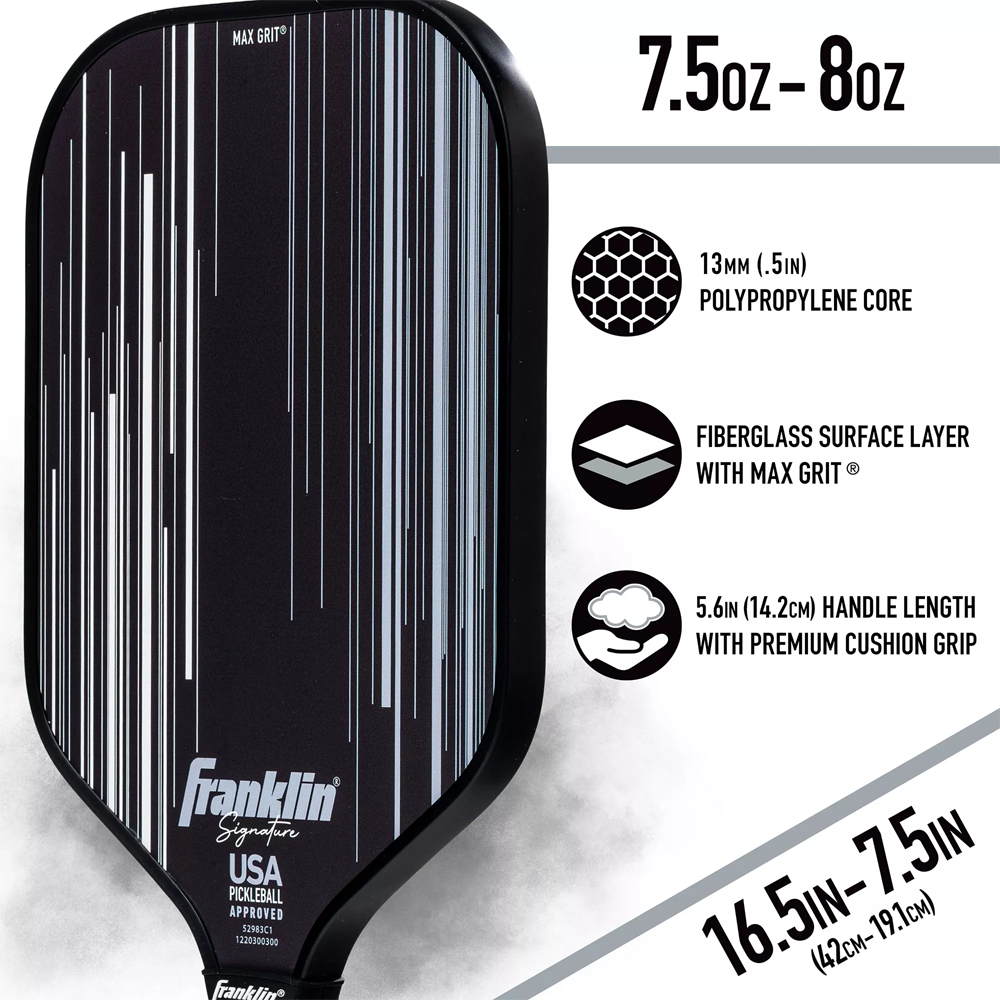 Franklin Signature Pro Pickleball Paddle (Black)